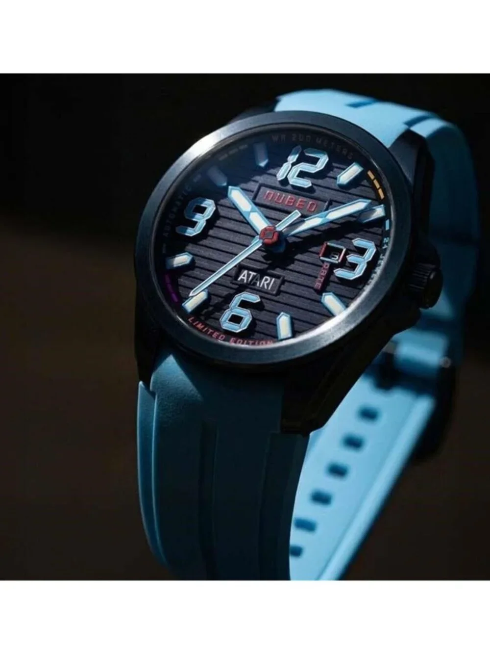 NWT Nubeo Torrent Blue Dial Men's Watch